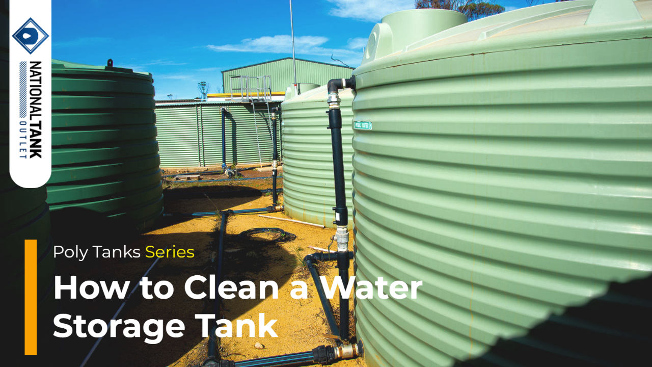 Poly Tanks  How to Clean a Water Storage Tank