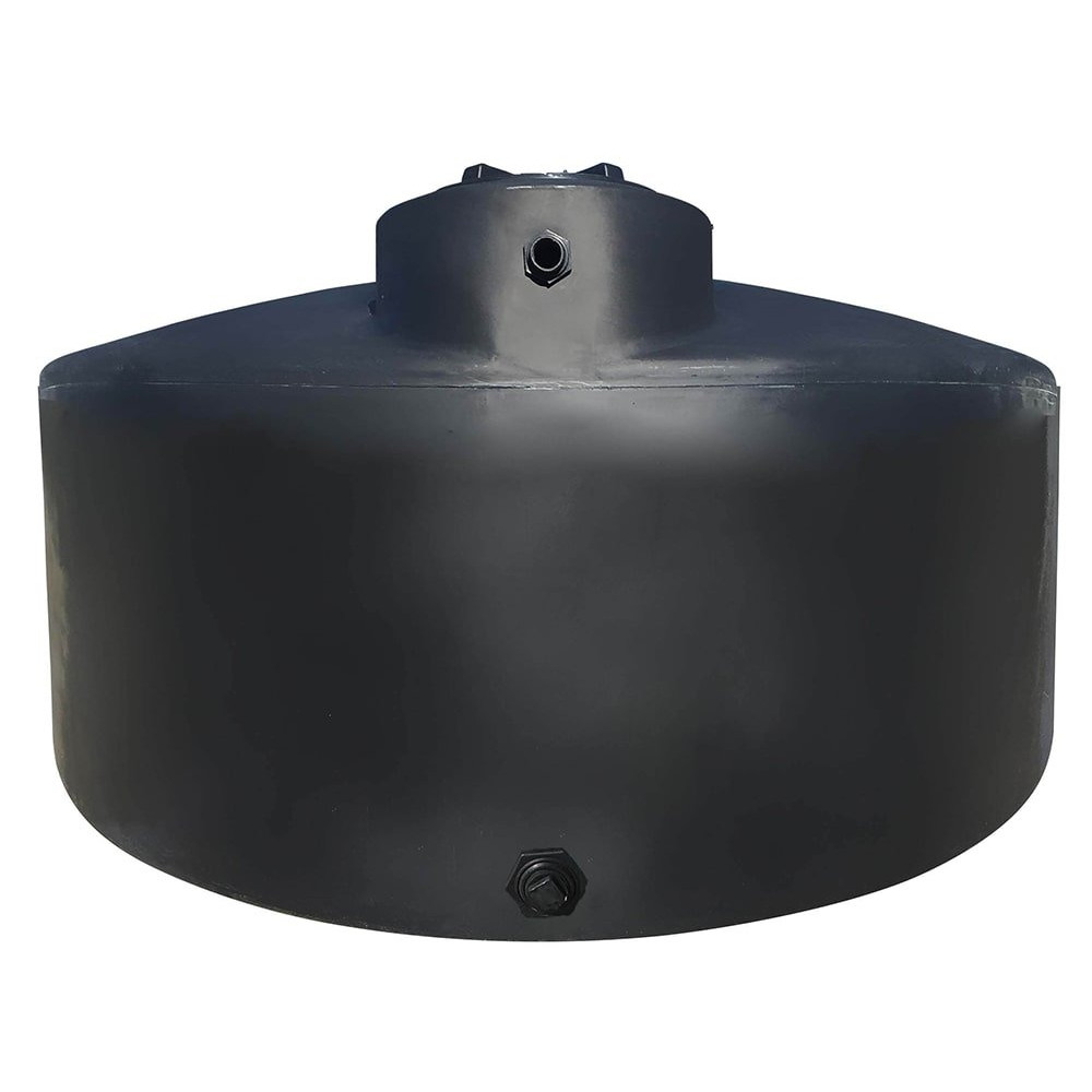 550 Gallon Water Storage Tank - Black | Norwesco 40703