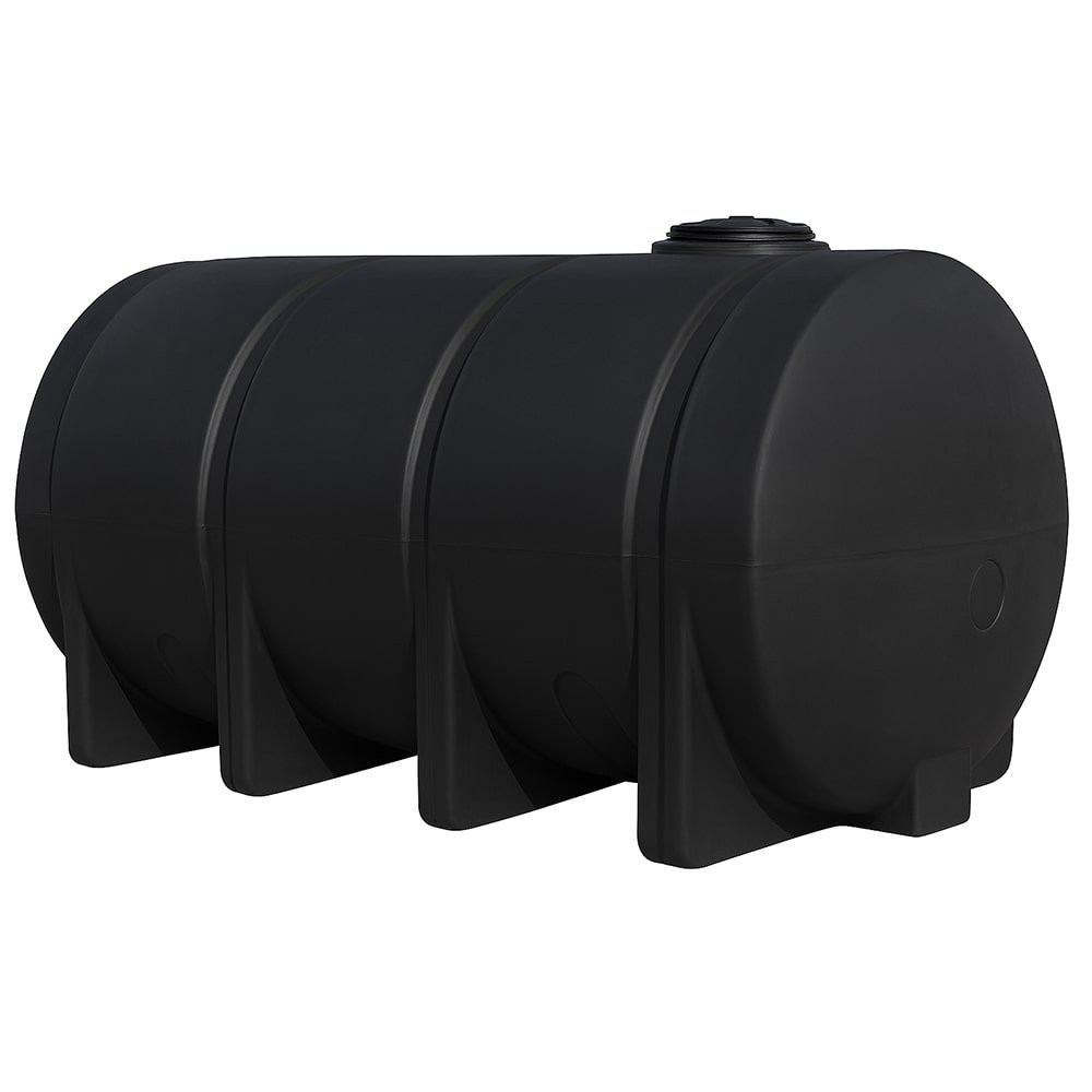 3135 Gallon Black Elliptical Leg Tank | Norwesco 41417
