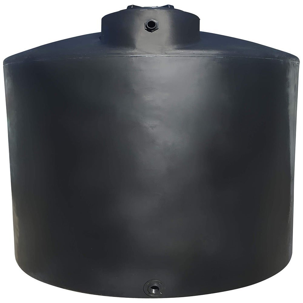 2500 Gallon Water Storage Tank - Black | Norwesco 42954