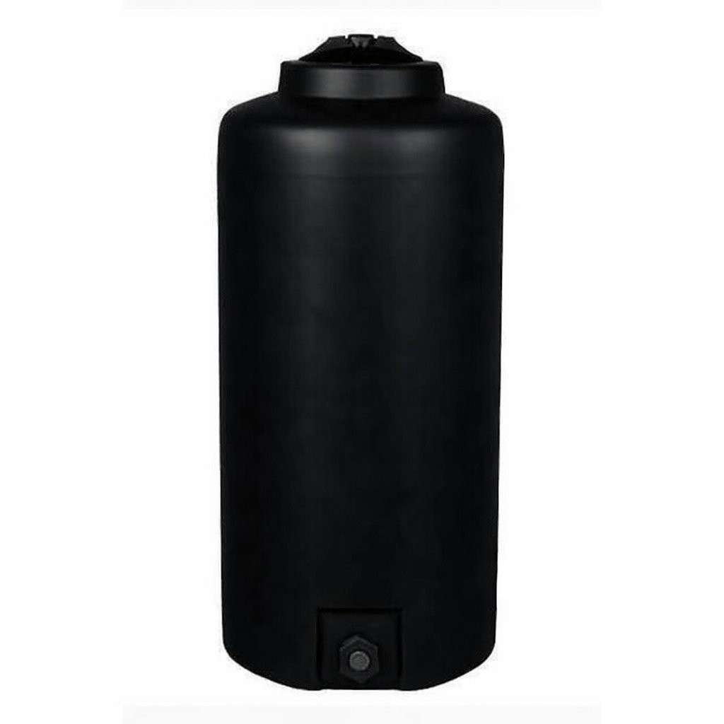 300 Gallon Black Vertical Storage Tank | Norwesco 40600