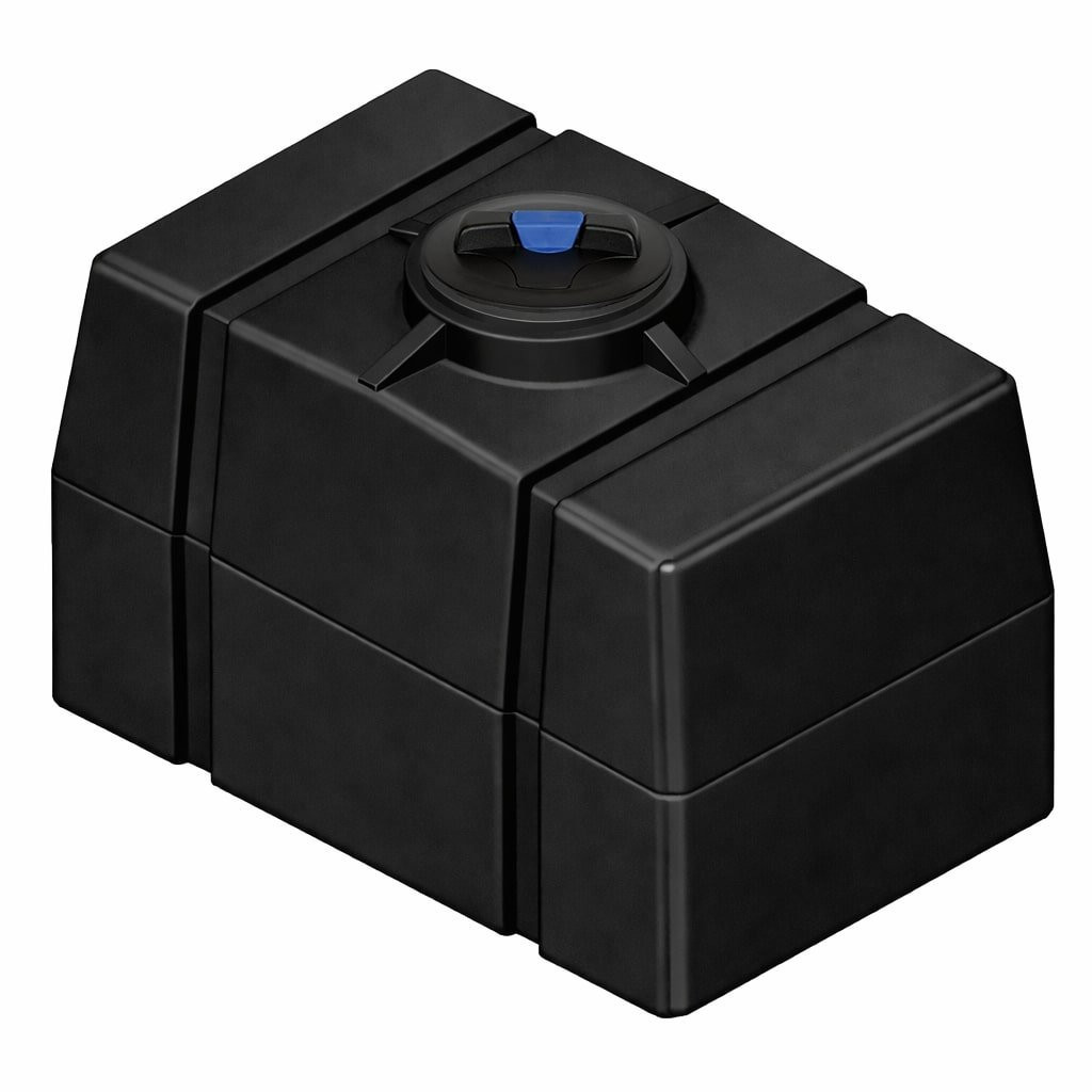 100 Gallon Portable Loaf Tank - Black | Norwesco 43611B