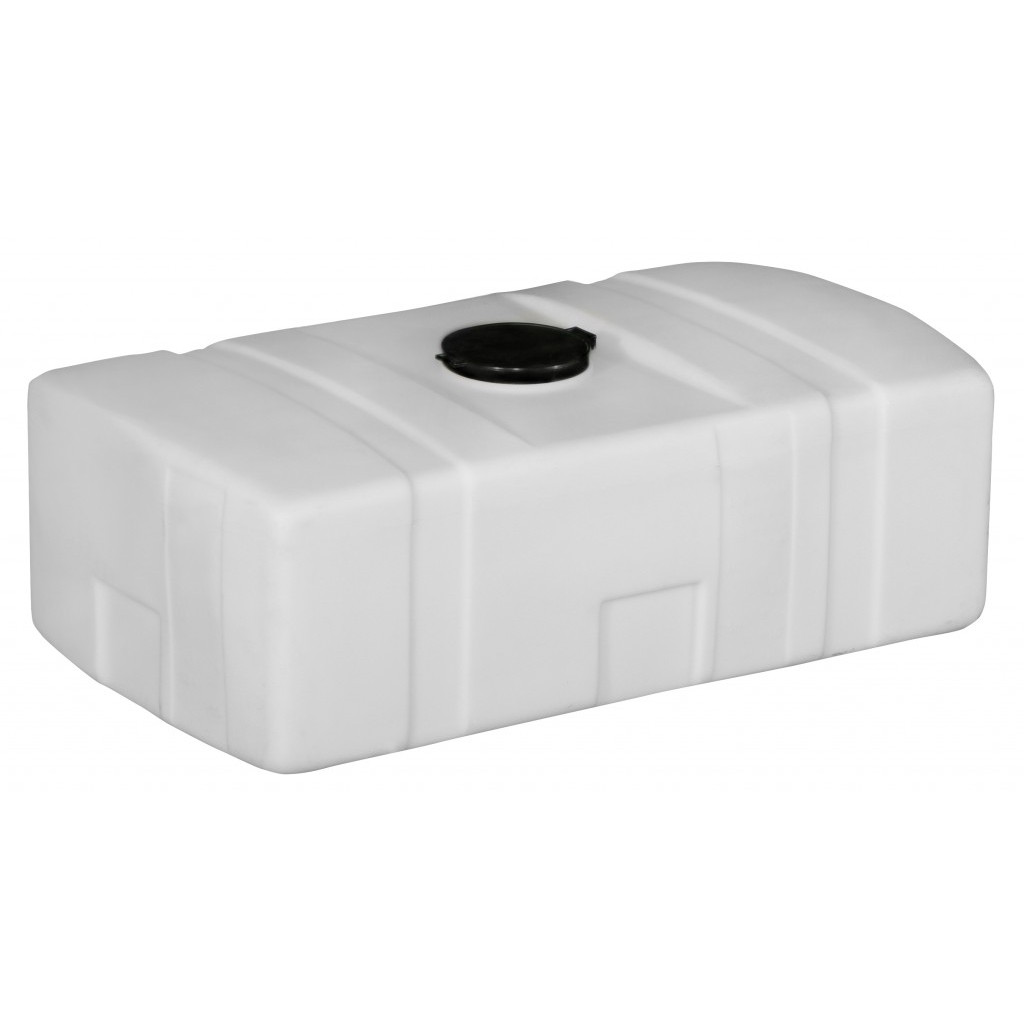 200 Gallon White Low Profile Transport Tank | Norwesco 44875