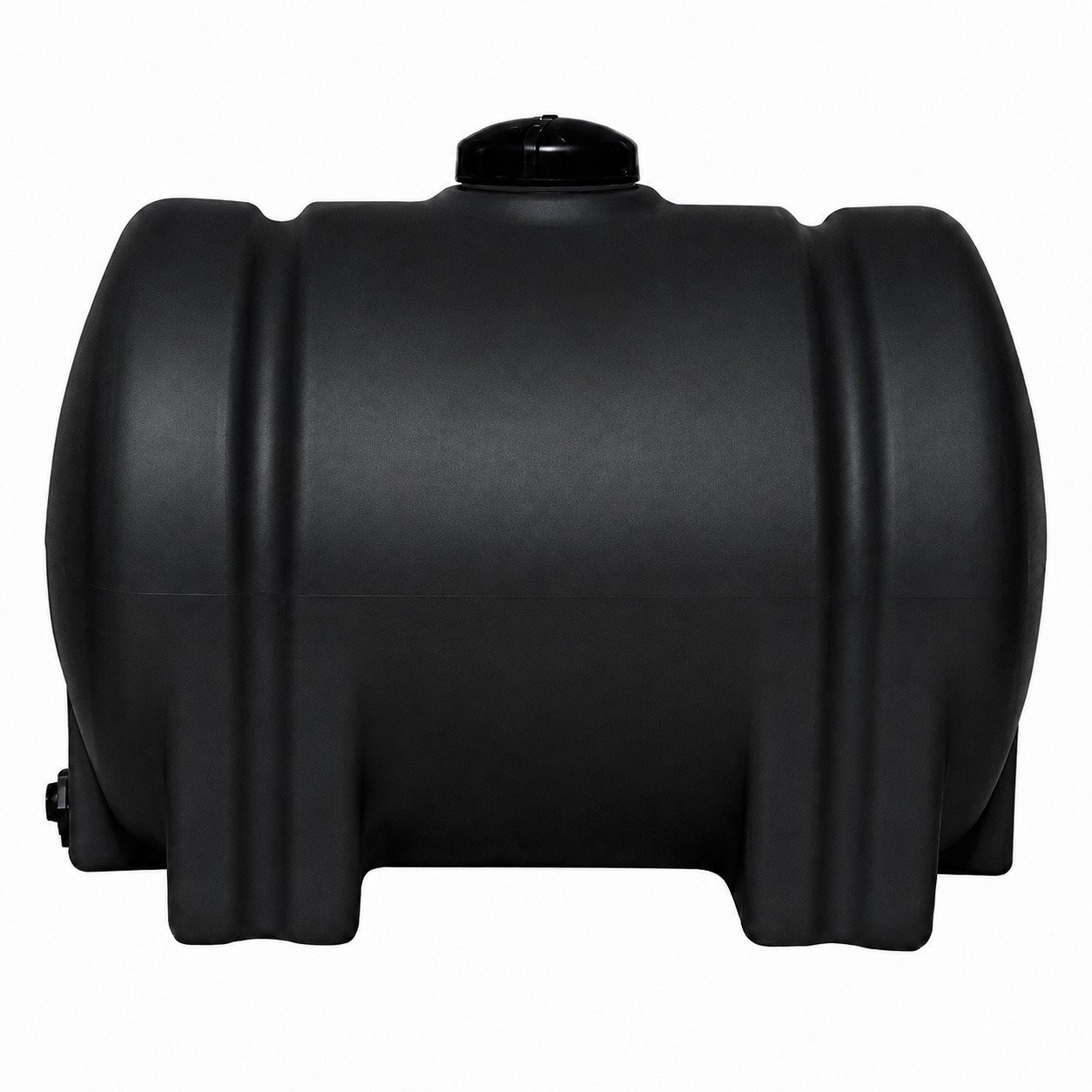 55 Gallon Black Horizontal Leg Tank | Norwesco 42819
