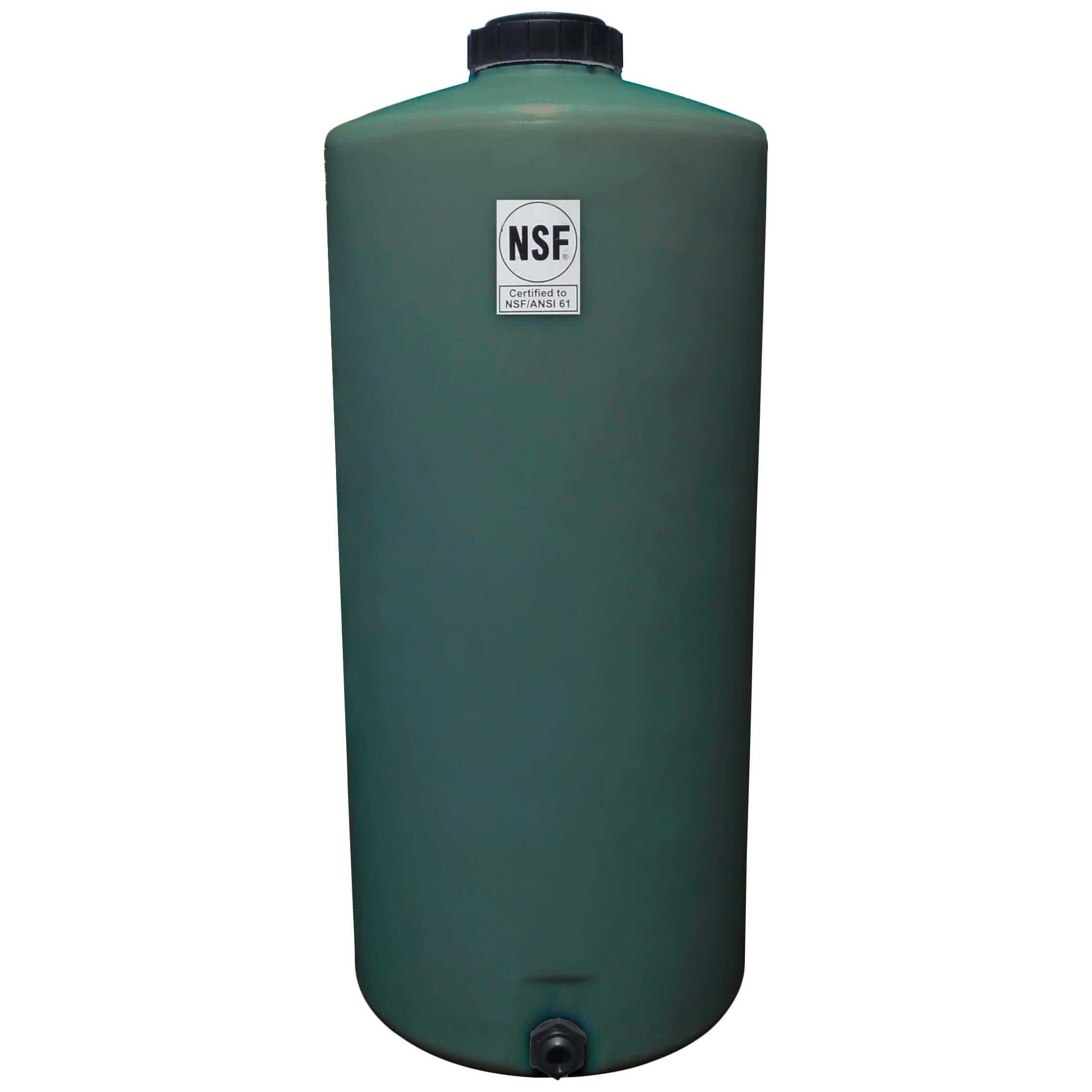 水槽 RN 40 Gallon Green Vertical Water Storage Tank | Ace VT0040-18G