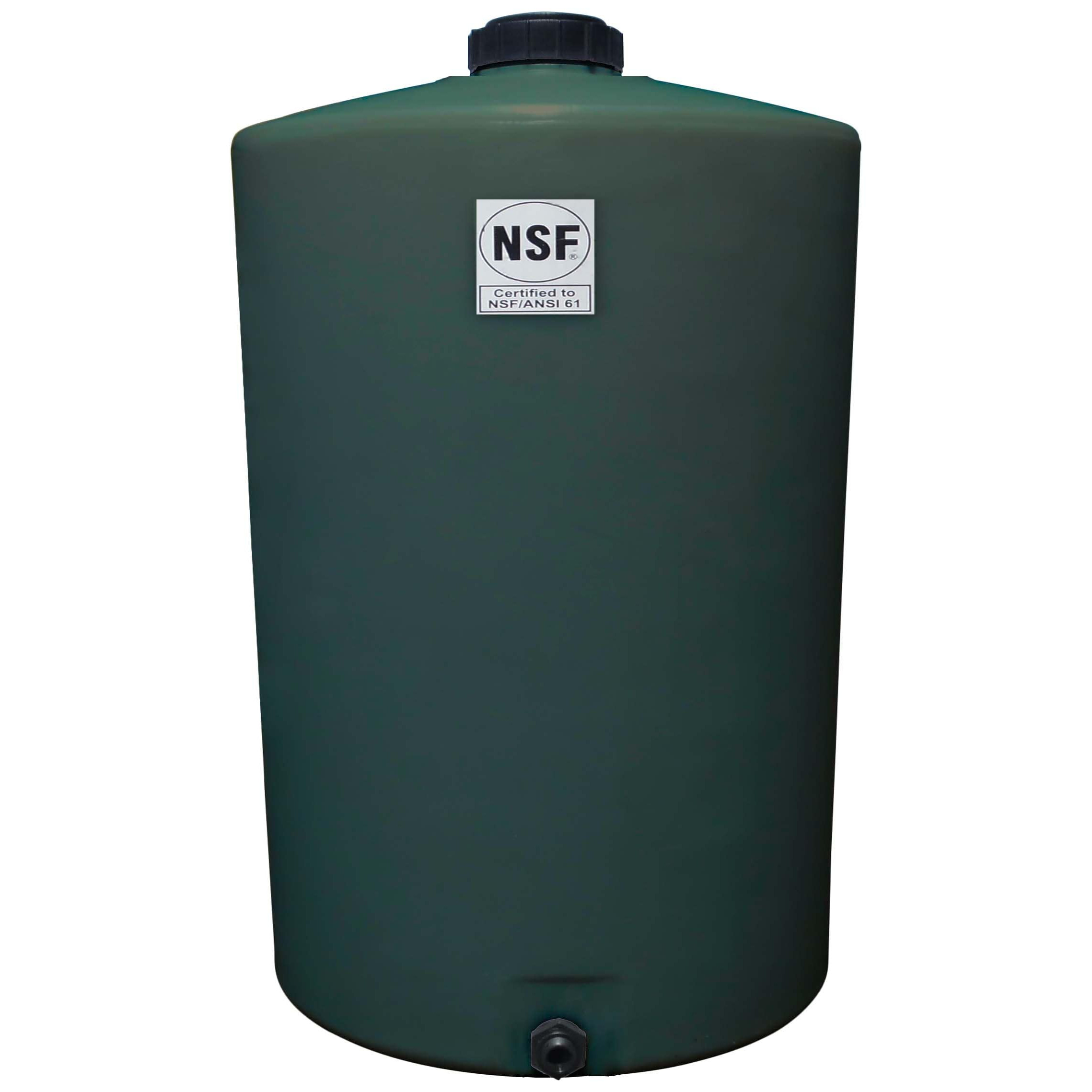 100 gallon water tank low profile