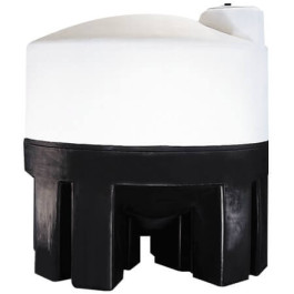 2500 Gallon Cone Bottom Tank with Poly Stand