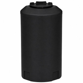 90 Gallon Black Vertical Water Storage Tank