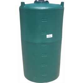 165 Gallon Dark Green Vertical Water Storage Tank