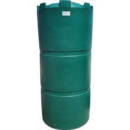300 Gallon Dark Green Vertical Water Storage Tank