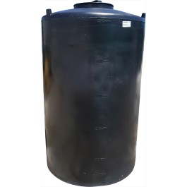 500 Gallon Black Vertical Water Storage Tank