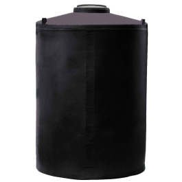 850 Gallon Black Vertical Water Storage Tank