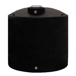 1200 Gallon Black Vertical Water Storage Tank