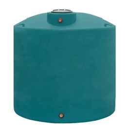 1200 Gallon Dark Green Vertical Water Storage Tank
