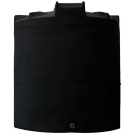 4000 Gallon Black Vertical Water Storage Tank