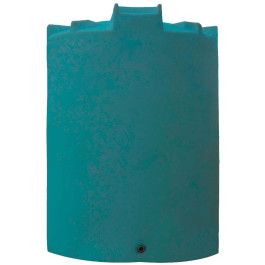 5000 Gallon Dark Green Vertical Water Storage Tank