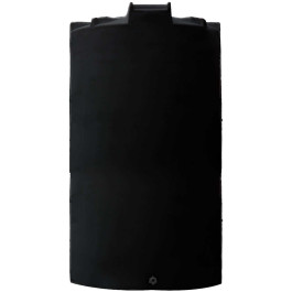 6000 Gallon Black Vertical Water Storage Tank