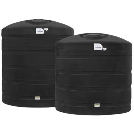 425 Gallon Black Vertical Water Storage Tank