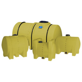 735 Gallon Yellow Horizontal Leg Tank