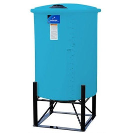 200 Gallon Light Blue Cone Bottom Tank