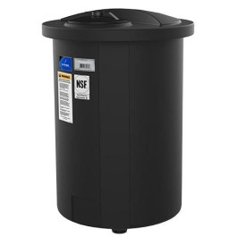 250 Gallon Black Cone Bottom Tank