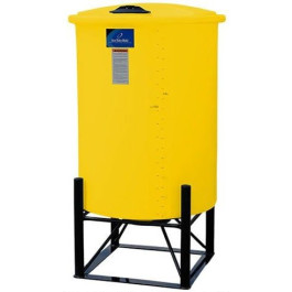250 Gallon Yellow Cone Bottom Tank