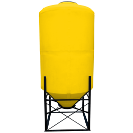 1500 Gallon Yellow Cone Bottom Tank
