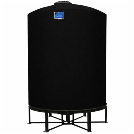 3000 Gallon Black Cone Bottom Tank
