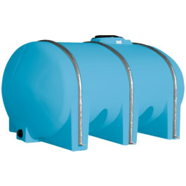 1035 Gallon Light Blue Elliptical Leg Tank