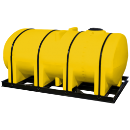 2750 Gallon Yellow Elliptical Leg Tank