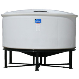 1450 Gallon Open Top Cone Bottom Tank with bolt-on top