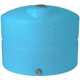 625 Gallon Light Blue Vertical Storage Tank