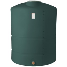 1000 Gallon Green Vertical Storage Tank