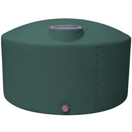 1350 Gallon Green Vertical Storage Tank