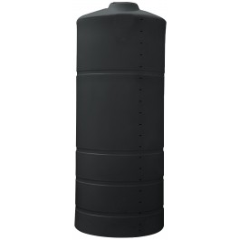 2000 Gallon Black Vertical Storage Tank