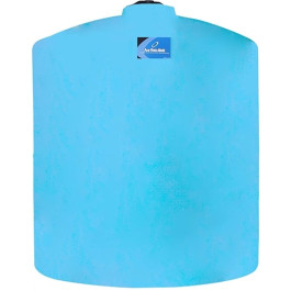 3000 Gallon Light Blue Vertical Storage Tank