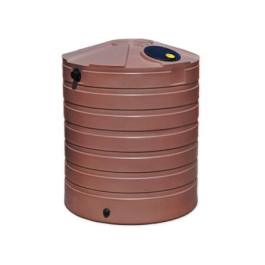 865 Gallon Brick Red Rainwater Collection Storage Tank