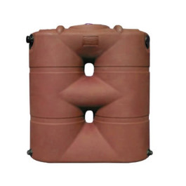 265 Gallon Brick Red Slimline Rainwater Storage Tank
