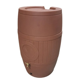 54 Gallon Terra Cotta Spruce Creek Rain Saver Rain Barrel