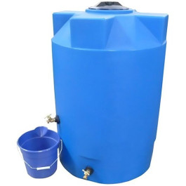100 Gallon Light Blue Emergency Water Tank