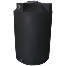 100 Gallon Black Vertical Water Storage Tank