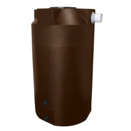 125 Gallon Dark Brown Rainwater Collection Tank