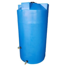 250 Gallon Light Blue Emergency Water Tank