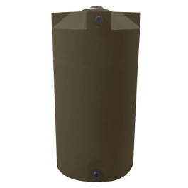 250 Gallon Dark Brown Vertical Water Storage Tank