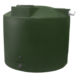 1000 Gallon Dark Green Rainwater Collection Tank