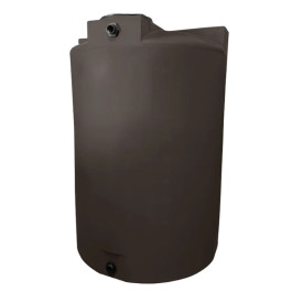 1150 Gallon Dark Brown Vertical Water Storage Tank
