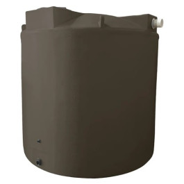2500 Gallon Dark Brown Rainwater Collection Tank