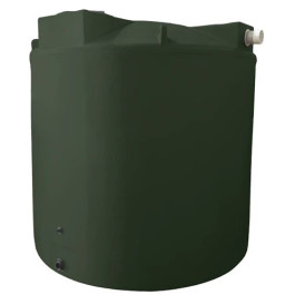 2500 Gallon Dark Green Rainwater Collection Tank