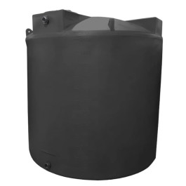 2500 Gallon Black Vertical Water Storage Tank