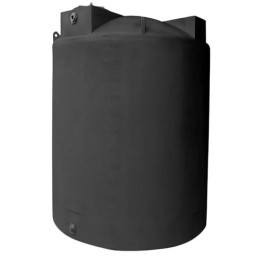 3000 Gallon Black Vertical Water Storage Tank